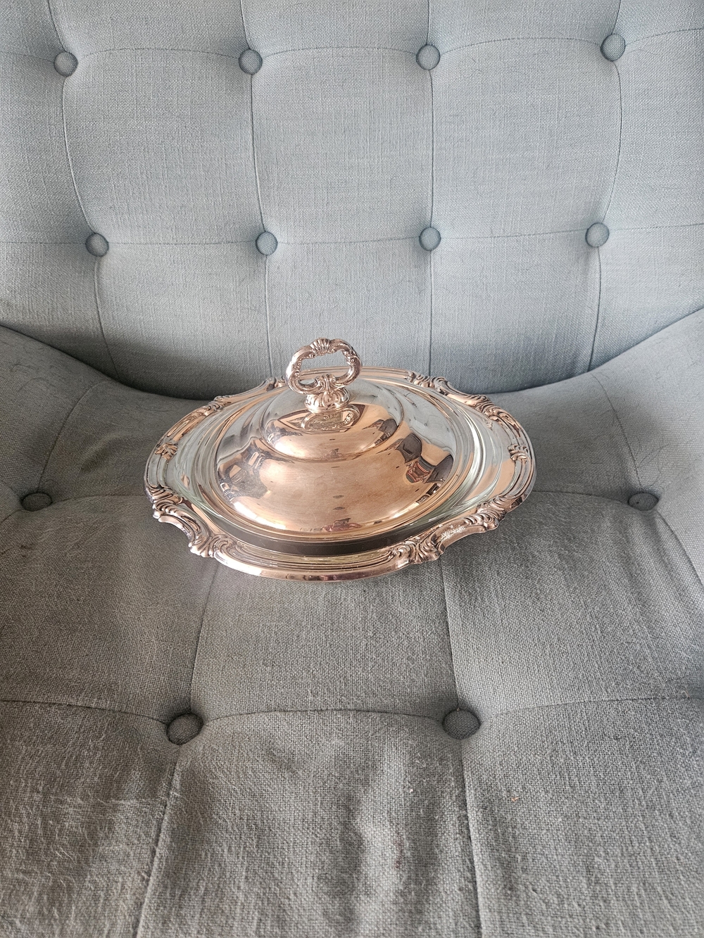 Kent Silversmiths 3 piece casserole bowl